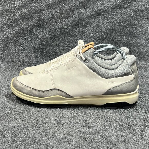 Ecco Biom Hybrid 3 Spikeless Golf Shoes Men\'s Size 10 White Grey Leather Sneaker main image 10